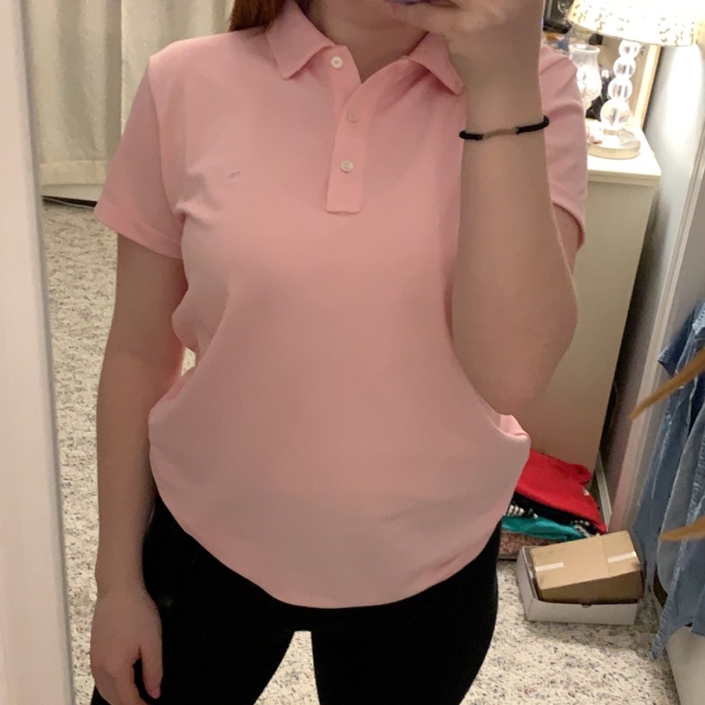 short sleeve vineyard vines collared shirt